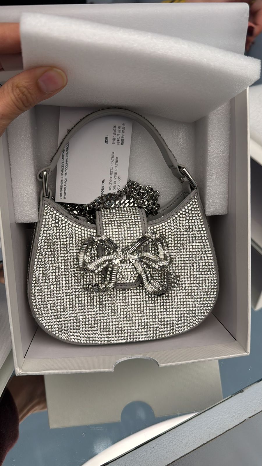 White Sapphire Ring White Gold